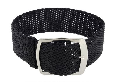 Minott Durchzugsband Textil | Perlon in schwarz geflochten | 33011