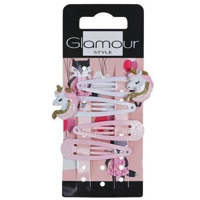 Glamour Kinder Haargummi Set "Pferde", 4-teilig