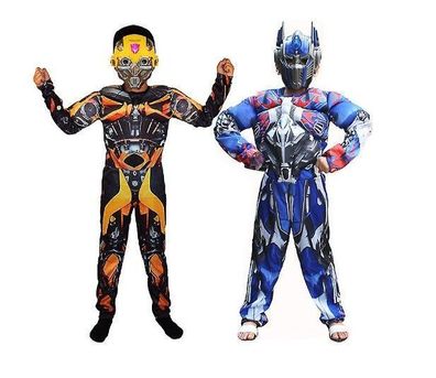 Halloween Kinder Mädchen Transformers Hummel Cosplay Kostüm Optimus Party Jumpsuit Pl