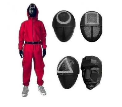 Jumpsuit-Kostümset für Kinder aus Squid GameZ