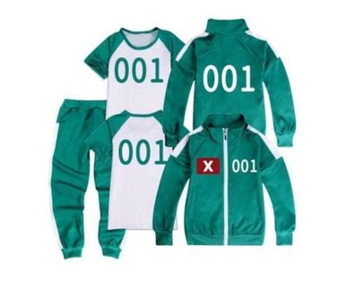 Squid Games 2, Volle Sportbekleidung, Rollenspiel Halloween Volles Outfit 001
