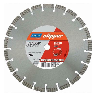 Norton Clipper Diamanttrennscheibe Classic Beton Turbo - 230x22,0mm 70184694467