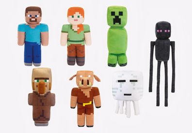 Minecraft Plüsch Figuren Stoff Figuren Kuschelfiguren 17-56 cm Groß (53513)