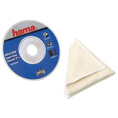 Mini-DVD-Laserreinigungsdisc inkl. Mikrofasertuch