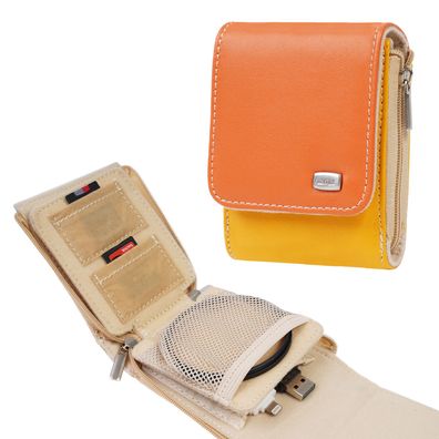 Memory Card-Case Orange für Speicherkarten + Zubehör