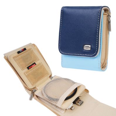 Memory Card-Case Blau für Speicherkarten + Zubehör