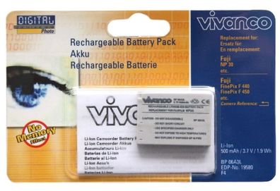 Foto Li-Ion Akku ähnl. Fuji-Film NP-30 etc