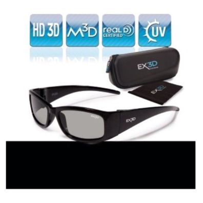 3D Polfilterbrille Kids Schwarz
