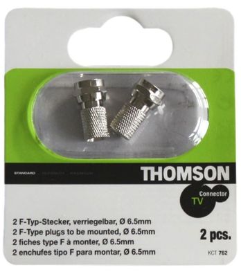 2er Set F-Typ Stecker