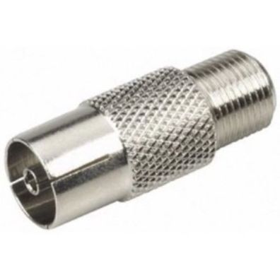 Adapter F-Typ Buchse auf Koaxial-Buchse
