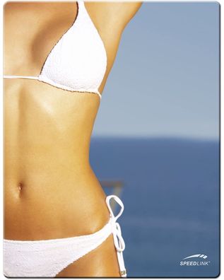 Silk Mouse-Pad Bikini Girl vertikal