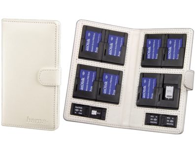 Memory Card Case Vegas Gr. M Weiß für MemoryStick