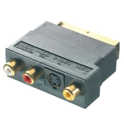 Scart auf SVHS 3x Cinch Audio/Video Adapter