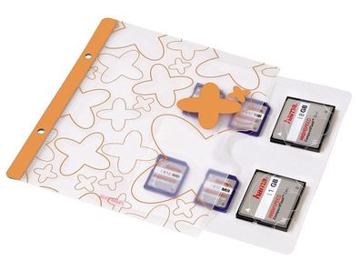 Memory Card Sleeve Orange