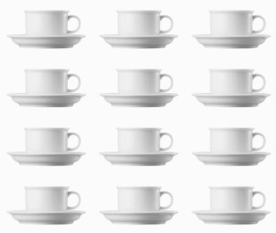 12 x Kaffeetasse 2-tlg. - Trend Weiß - Thomas - 11400-800001-14740