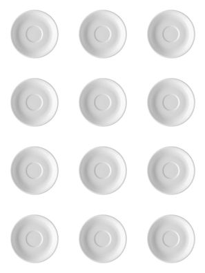 12 x Kaffee-/Tee-Untertasse 14 cm - Trend Weiß - Thomas - 11400-800001-14741