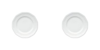 2 x Frühstücksteller 19 cm - Rosenthal Maria Weiss - 10430-800001-10219