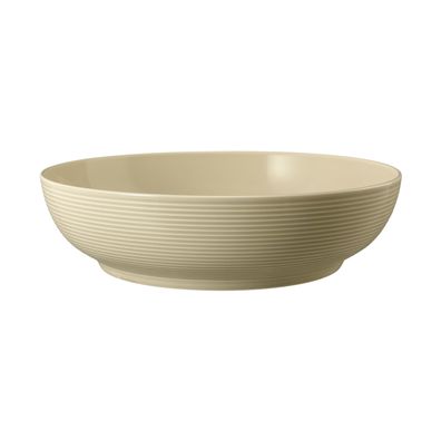 2 x Foodbowl 25 cm - Seltmann Weiden Beat Sandbeige uni