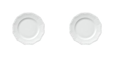 2 x Frühstücksteller 21 cm - Rosenthal Maria Weiss - 10430-800001-10221