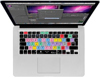 Premiere Pro Tastatur Cover Deutsch für MacBook Pro/Air