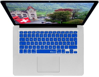 Tastatur Cover Schweiz Blau für MacBook Pro/Air