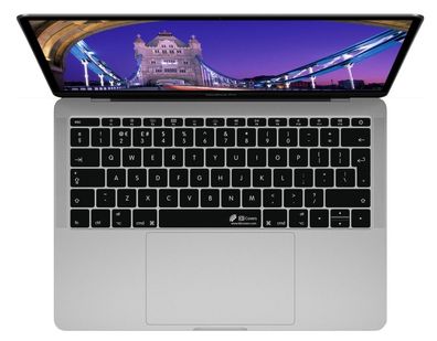 Tastatur Cover Englisch Schwarz für MacBook Pro/Air