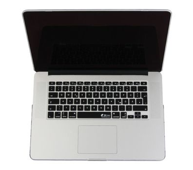 Tastatur Cover Deutsch Schwarz für MacBook Pro/Air