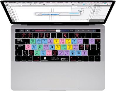 InDesign Tastatur Cover Deutsch für MacBook Pro 13"/15" ab 2016