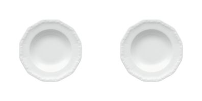2 x Suppenteller 23 cm - Rosenthal Maria Weiss - 10430-800001-10323