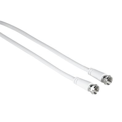 SAT-Anschlusskabel 1,5m 85dB F-Stecker Weiß