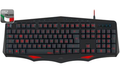 LAMIA Gaming Tastatur Schwarz IT Layout