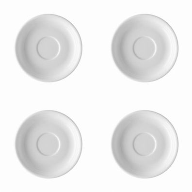 4 x Kaffee-/Tee-Untertasse 14 cm - Trend Weiß - Thomas - 11400-800001-14741