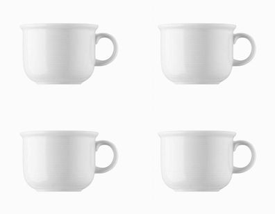4 x Kaffee-Obertasse - Trend Weiß - Thomas - 11400-800001-14742 Porzellan Geschirr