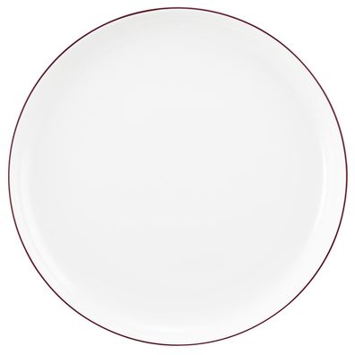 4 x Speiseteller rund 26 cm - Seltmann Weiden Lido V6 weinrot 10867
