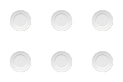 6 x Frühstücksteller 19 cm - Rosenthal Maria Weiss - 10430-800001-10219