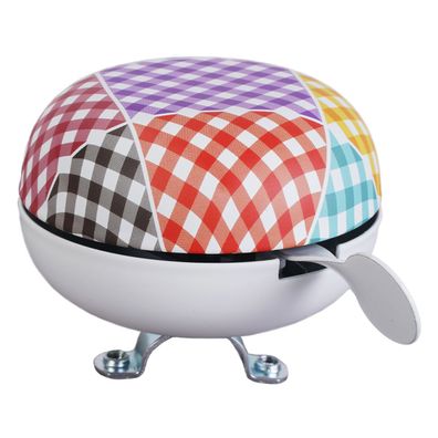 Glocke Maxi Ding Dong 80mm Kariert