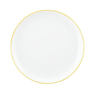 6 x Frühstücksteller rund 20 cm - Seltmann Weiden Lido V3 senfgelb 10864