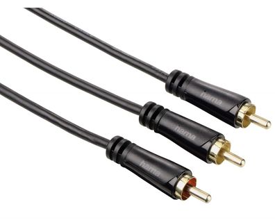 Subwoofer-Kabel 2x Cinch-Stecker auf Cinch-Stecker 1,5m