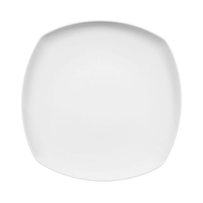 6 x Speiseteller eckig 26 cm - Seltmann Weiden Lido weiß uni 3