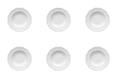6 x Suppenteller 23 cm - Rosenthal Maria Weiss - 10430-800001-10323
