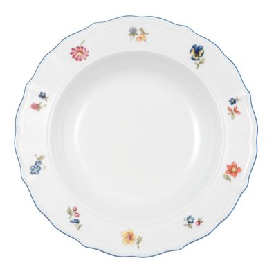 6 x Suppenteller rund 22,5 cm - Seltmann Weiden Sonate Nostalgie 34032