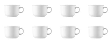 8 x Kaffee-Obertasse - Trend Weiß - Thomas - 11400-800001-14742 Porzellan Geschirr