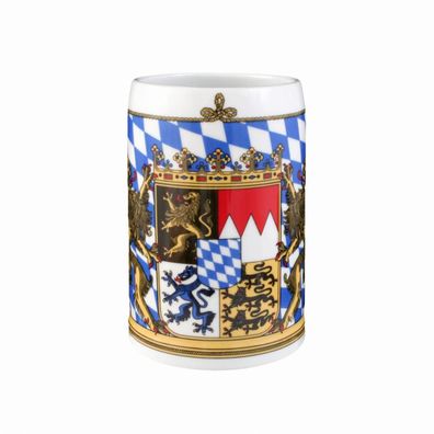 Bierkrug ohne Deckel 0,63 l - Seltmann Weiden Compact Bayern