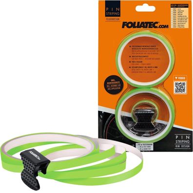 PIN Striping Felgendesign inkl. Montagetool Neon Grün