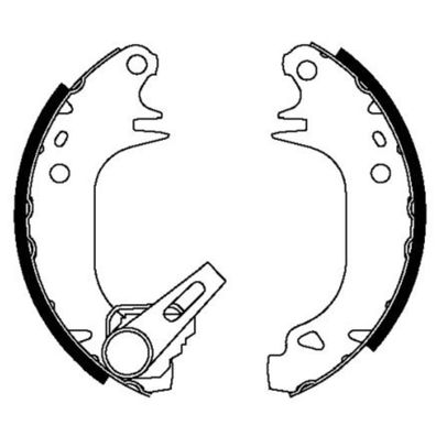 PAGID Bremsbacken Satz Hinten für Citroen/Peugeot