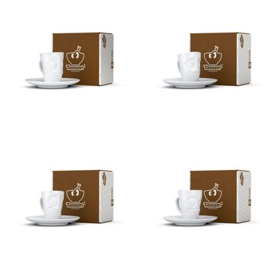 Fiftyeight Espressotassen Set 4-tlg. Nr 009 weiß Mokkatassen