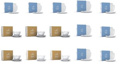 Fiftyeight Kombi-Service 30-tlg. + Tischsets weiß