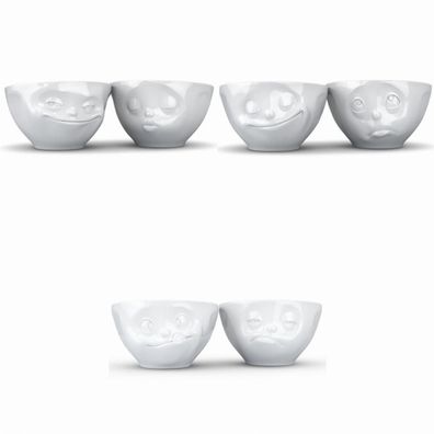 Fiftyeight Schälchen-Set 6-tlg. 200 ml weiß