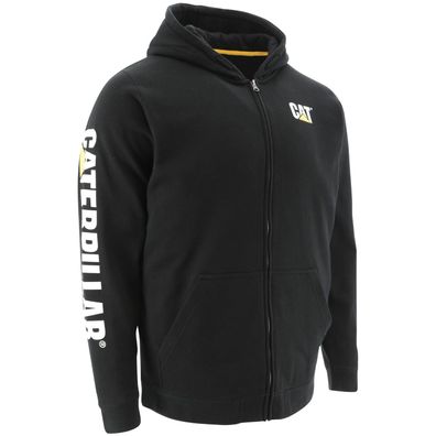 CAT Zip Hoodie Midweight Größe 2XL Schwarz