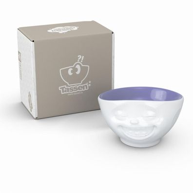 Schale Lachend innen Lavendel - Fiftyeight T010725 - 500 ml - Müslischale Suppenscha